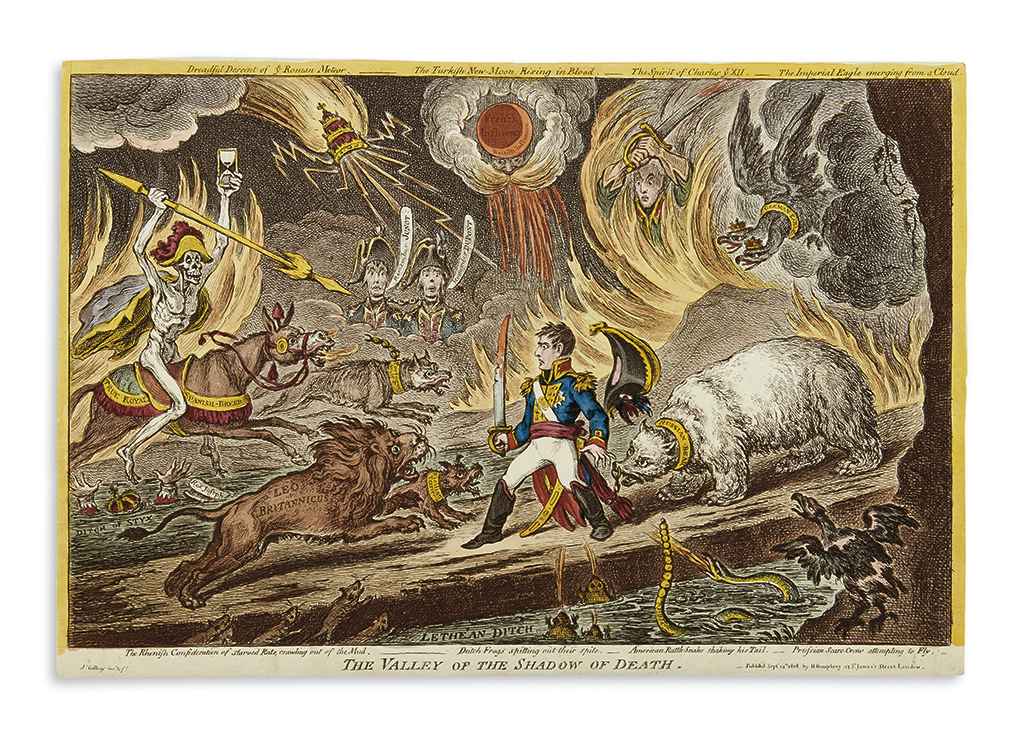 GILLRAY, JAMES. The Valley of the Shadow of Death.